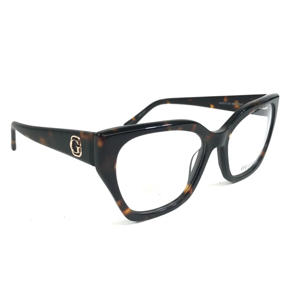 Guess Eyeglasses Frames GU50112 052 Tortoise Brown Butterfly Full Rim 55-17-145